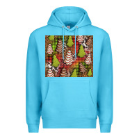 Ocean Blue Christmas cakes western Premium Hoodie - Jasminsmagicworld