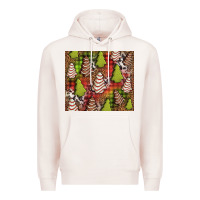Pale Pink Christmas cakes western Premium Hoodie - Jasminsmagicworld