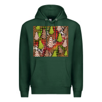 Sports Green Christmas cakes western Premium Hoodie - Jasminsmagicworld