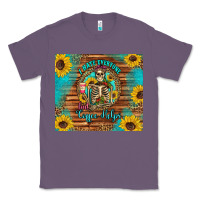 Lavender i hate everyone but coffee helps western skeleton coffee sunflowers Classic Tee - Artiststas