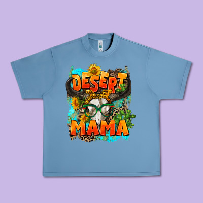 Desert Mama   Leopard Urban Heavy Tee Designed By Adodesignshop