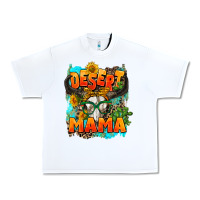 White desert mama   leopard Urban Heavy Tee - AdoDesignShop