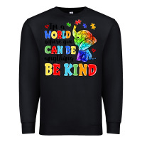 Black in a world where you can be anything be kind Premium Sweatshirt - MaliasSmallBusiness