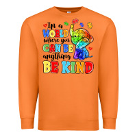 Carrot in a world where you can be anything be kind Premium Sweatshirt - MaliasSmallBusiness