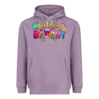 Lavender your future is bright Heavyweight Hoodie - NancyCooperArtShop