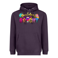 Plum your future is bright Heavyweight Hoodie - NancyCooperArtShop