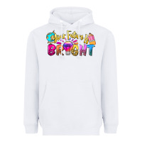 White your future is bright Heavyweight Hoodie - NancyCooperArtShop