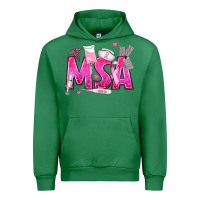 Emerald breast cancer msa medical support assistant Urban Hoodie - texasbilliewilder