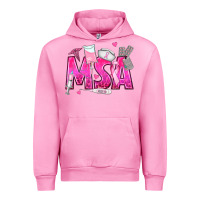 Fuchsia Pink breast cancer msa medical support assistant Urban Hoodie - texasbilliewilder