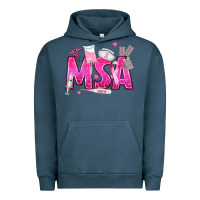 Pigment Midnight Navy breast cancer msa medical support assistant Urban Hoodie - texasbilliewilder