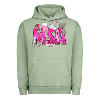 Pigment Oil Green breast cancer msa medical support assistant Urban Hoodie - texasbilliewilder