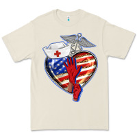 Bone patriotic nurse love Premium Tee - BarkalooDesign