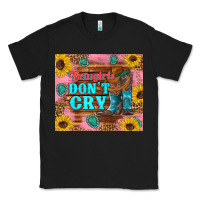 Black cowgirls don't crty boots hat sunflowers tumbler Classic Tee - Artiststas