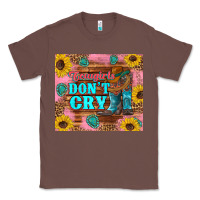 Chestnut cowgirls don't crty boots hat sunflowers tumbler Classic Tee - Artiststas