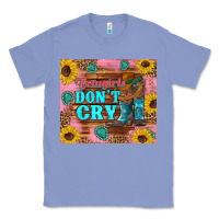 Colony Blue cowgirls don't crty boots hat sunflowers tumbler Classic Tee - Artiststas