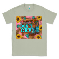 Matcha cowgirls don't crty boots hat sunflowers tumbler Classic Tee - Artiststas