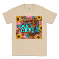 Mushroom cowgirls don't crty boots hat sunflowers tumbler Classic Tee - Artiststas