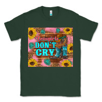 Sports Green cowgirls don't crty boots hat sunflowers tumbler Classic Tee - Artiststas