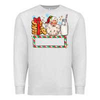 Oatmeal Heather christmas santa custom name Premium Sweatshirt - MaliasSmallBusiness