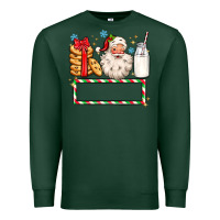 Sports Green christmas santa custom name Premium Sweatshirt - MaliasSmallBusiness