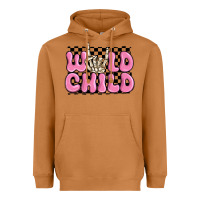 Meerkat wild child pink skeleton Heavyweight Hoodie - MaliasSmallBusiness