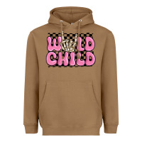 Toasted Coconut wild child pink skeleton Heavyweight Hoodie - MaliasSmallBusiness