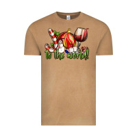 Vintage Camel joy to the world christmas wine Vintage Tee - FaDigitalArtStudio