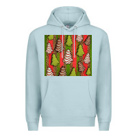 Blue Mist Christmas cakes leopard Premium Hoodie - Jasminsmagicworld