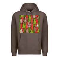 Coffee Christmas cakes leopard Premium Hoodie - Jasminsmagicworld