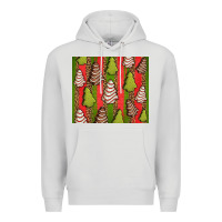 Dove Grey Christmas cakes leopard Premium Hoodie - Jasminsmagicworld