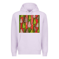 Lilac Christmas cakes leopard Premium Hoodie - Jasminsmagicworld