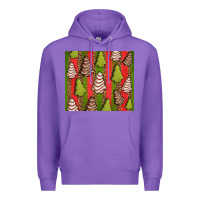 Purple Christmas cakes leopard Premium Hoodie - Jasminsmagicworld