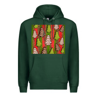 Sports Green Christmas cakes leopard Premium Hoodie - Jasminsmagicworld