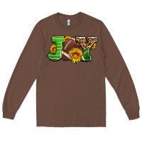 Chestnut joy with football ball and sunflower ado Long Sleeve Tee - AdoDesignShop