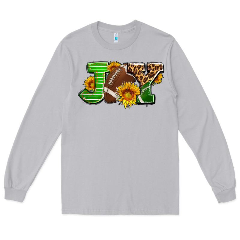 Joy With Football Ball And Sunflower Ado Long Sleeve Tee by AdoDesignShop | Teevron