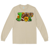 Mushroom joy with football ball and sunflower ado Long Sleeve Tee - AdoDesignShop