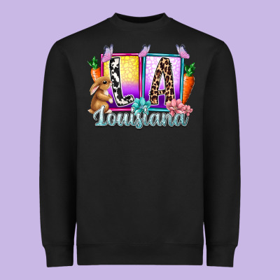 Louisiana Easter Dady Heavyweight Sweatshirt Designed By Racoondesign