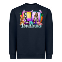 Navy louisiana easter dady Heavyweight Sweatshirt - RacoonDesign