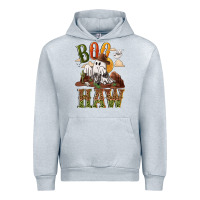 Heather Grey Boo haw Urban Hoodie - NancyCooperArtShop