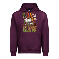 Mauve Wine Boo haw Urban Hoodie - NancyCooperArtShop