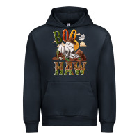 Navy Boo haw Urban Hoodie - NancyCooperArtShop