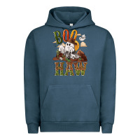 Pigment Midnight Navy Boo haw Urban Hoodie - NancyCooperArtShop