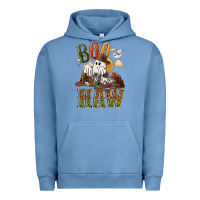 Pigment Pebble Blue Boo haw Urban Hoodie - NancyCooperArtShop
