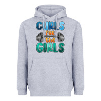 Heather Grey curls for the girls Heavyweight Hoodie - MaliasSmallBusiness