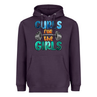 Plum curls for the girls Heavyweight Hoodie - MaliasSmallBusiness