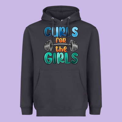 Curls For The Girls Heavyweight Hoodie Designed By Maliassmallbusiness