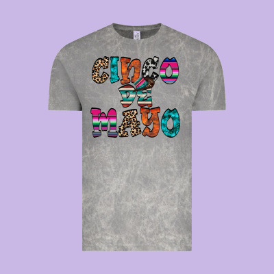 Cinco De Mayo Vintage Tee Designed By Racoondesign