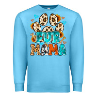 Ocean Blue fur mama Premium Sweatshirt - MaliasSmallBusiness
