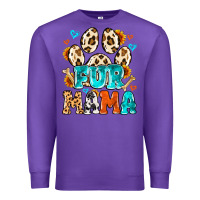 Purple fur mama Premium Sweatshirt - MaliasSmallBusiness
