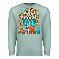 Seafoam fur mama Premium Sweatshirt - MaliasSmallBusiness